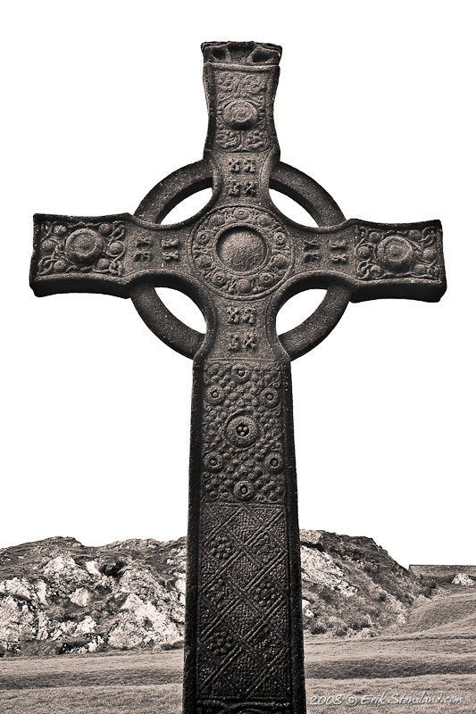 cross, iona, scotland, celtic,  photo